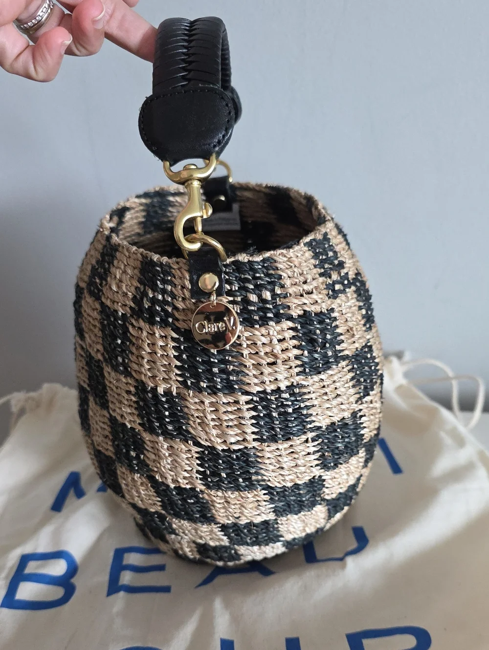 Clare V. Pot De Miel Checkered Bag - Picture 2 of 10